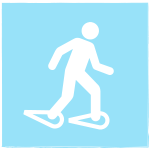 icon of snowshoer