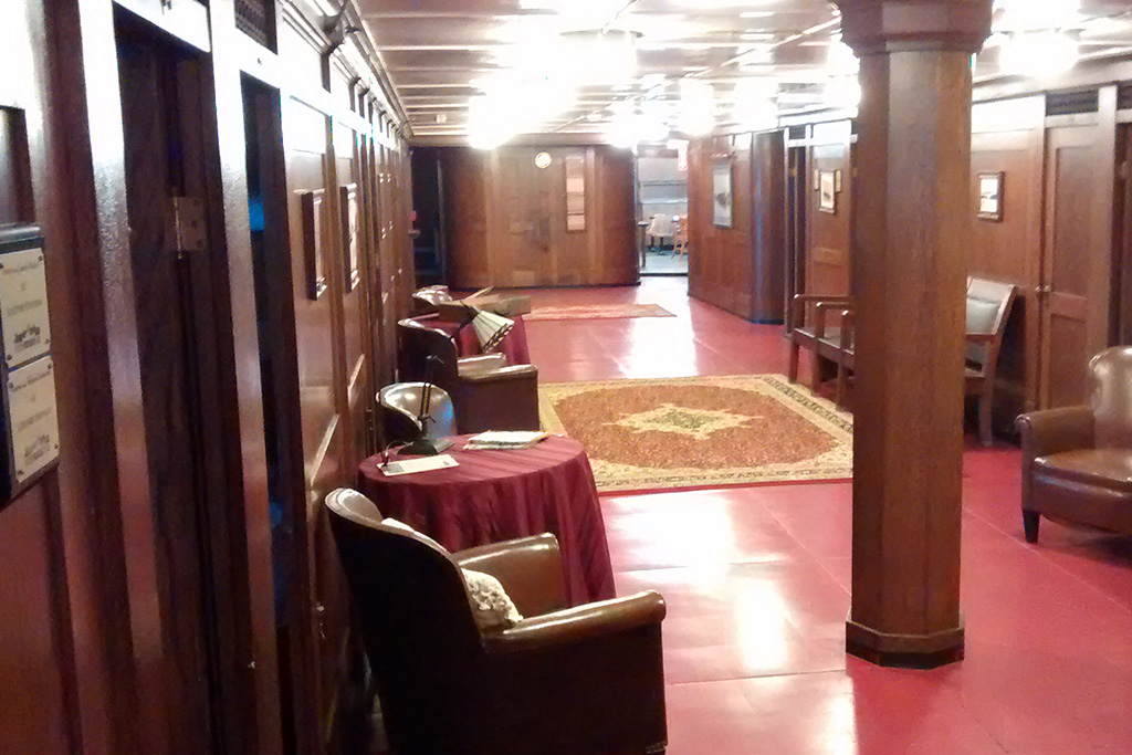 Golfing at Manistee Golf and Country Club. Interior of City of Milwaukee