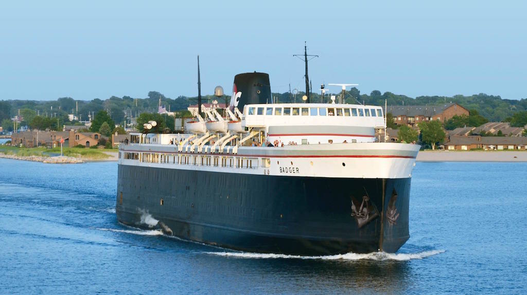 S S Badger Ludington MI Manistee County Tourism Manistee Michigan