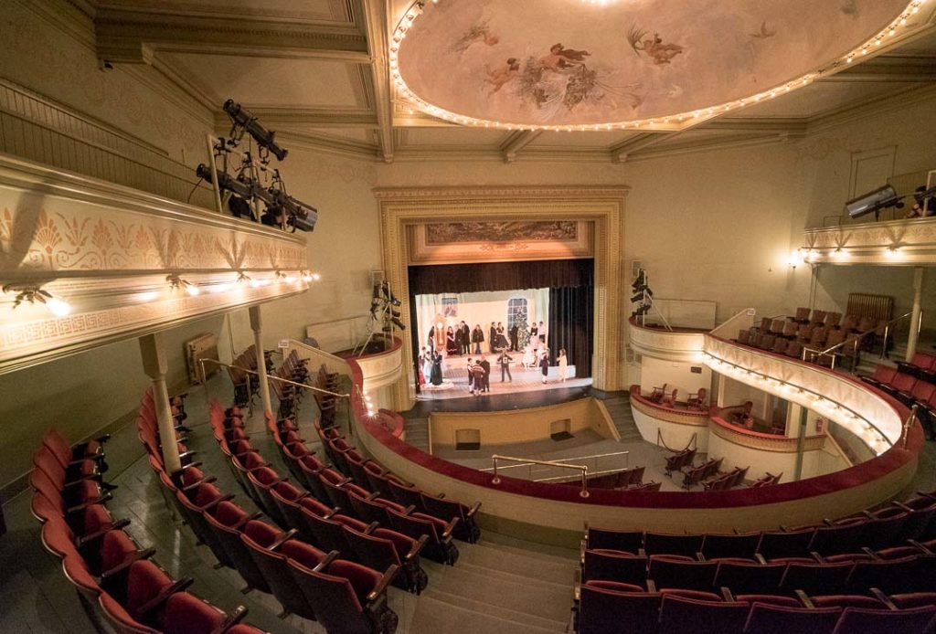 Stage at the Ramsdell Theater