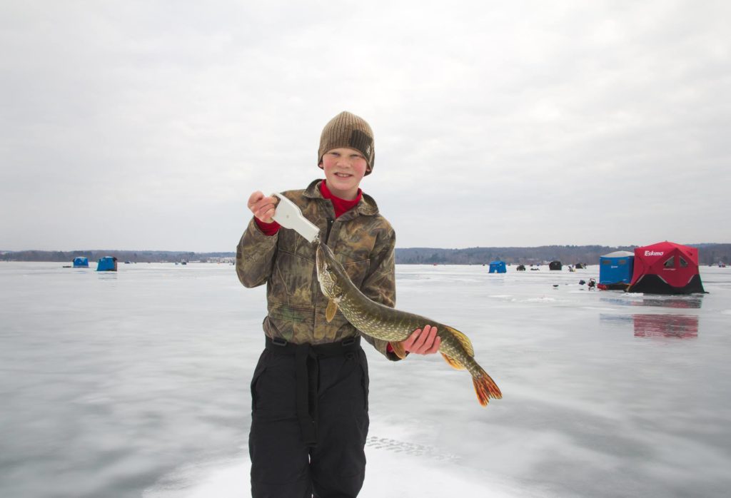 Michigan ice fishing