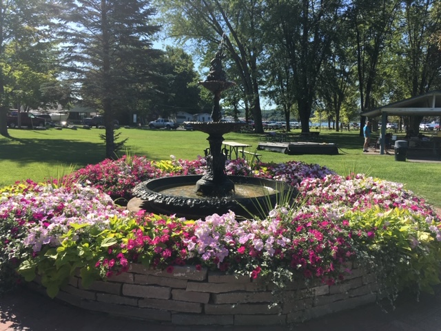 Manistee County Courthouse Fountain