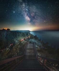 Milky Way over Arcadia Overlook