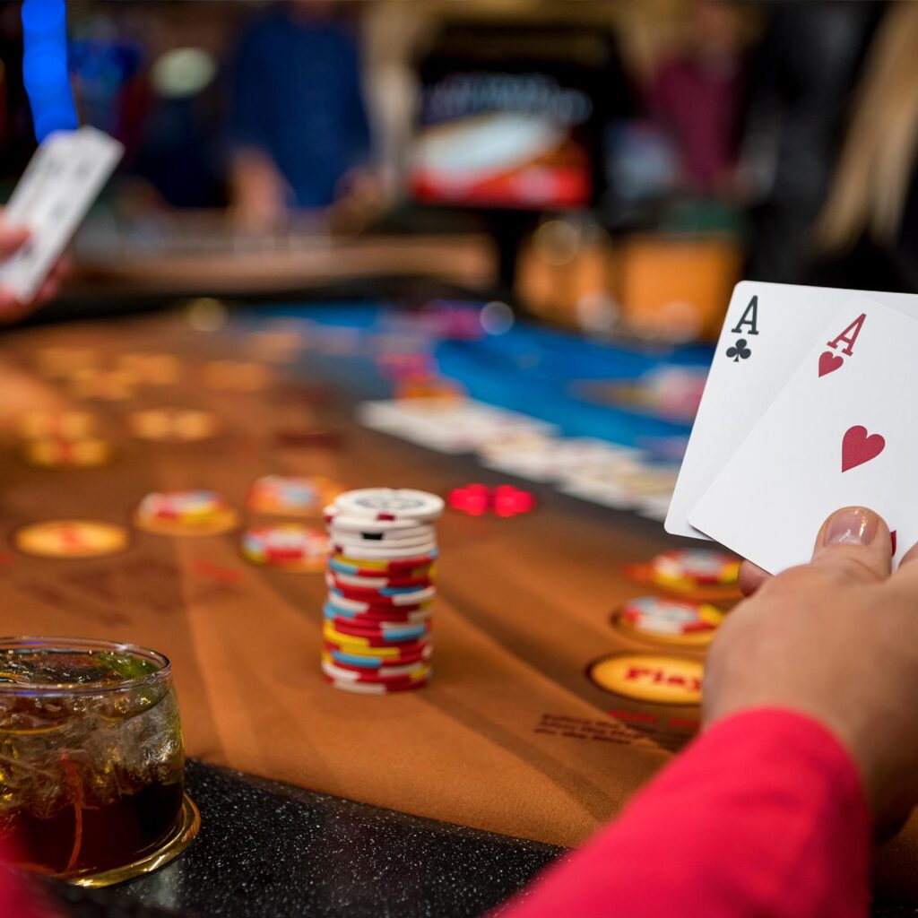 Playing cards at Little River Casino