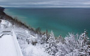 Arcadia Overlook in winter