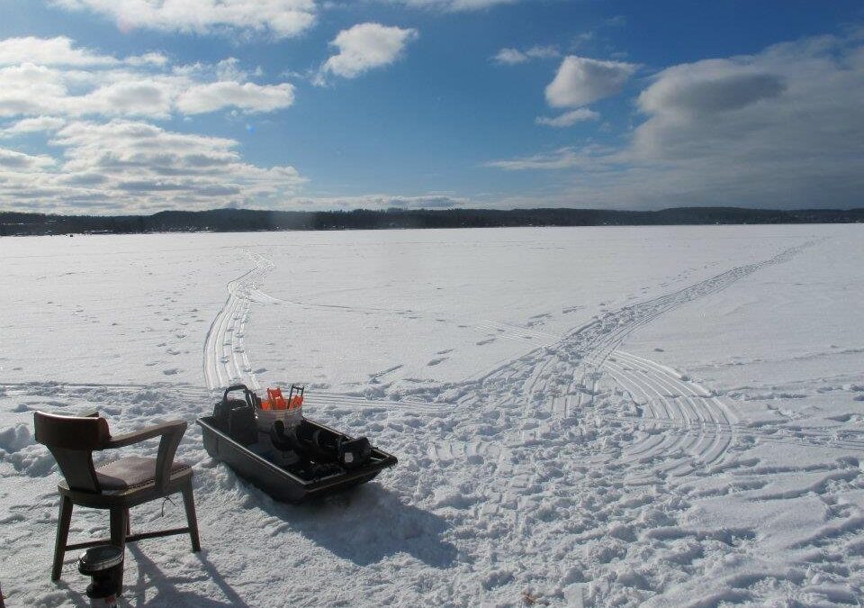 Ice Fishing the Lakes of Manistee