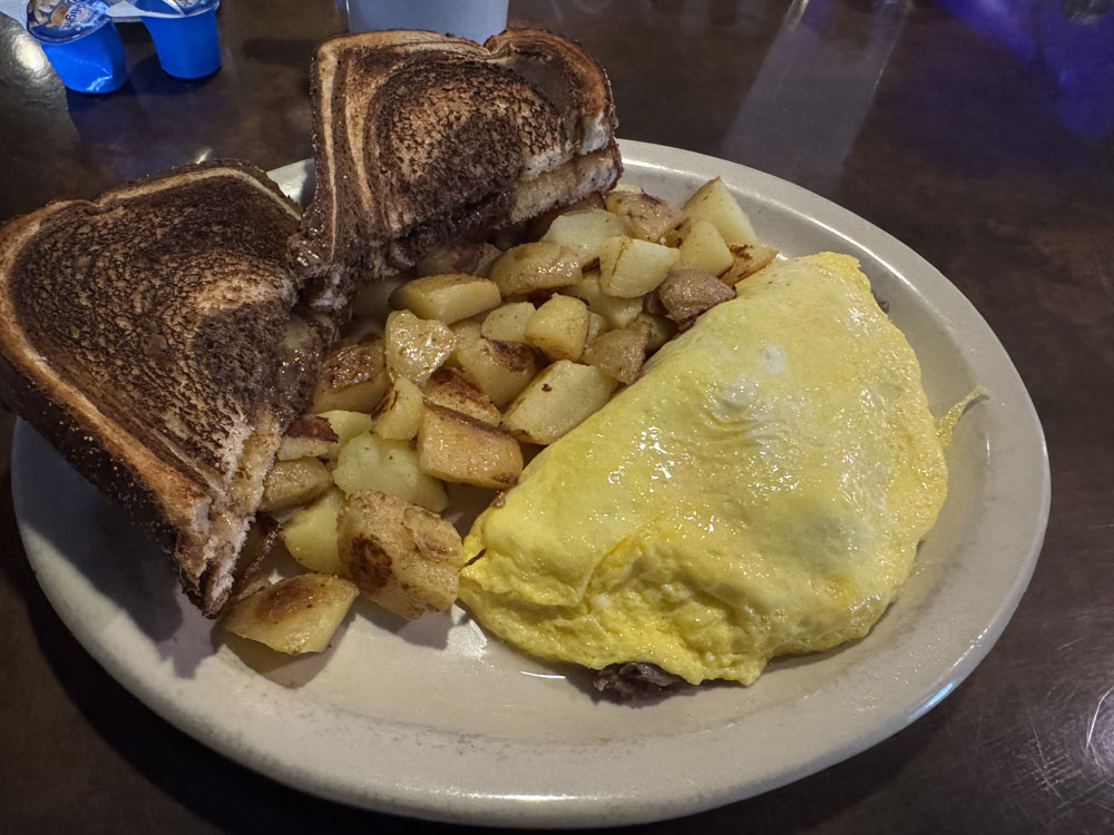 Bungalow_Philly Cheese Steak Omlet 2 The Bungalow Philly Cheese Steak Omlet