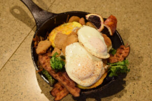 Skillet breakfast at MT Plate Diner