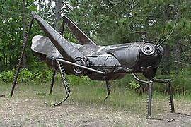 grasshopper Grasshopper statue in Centennial Park
