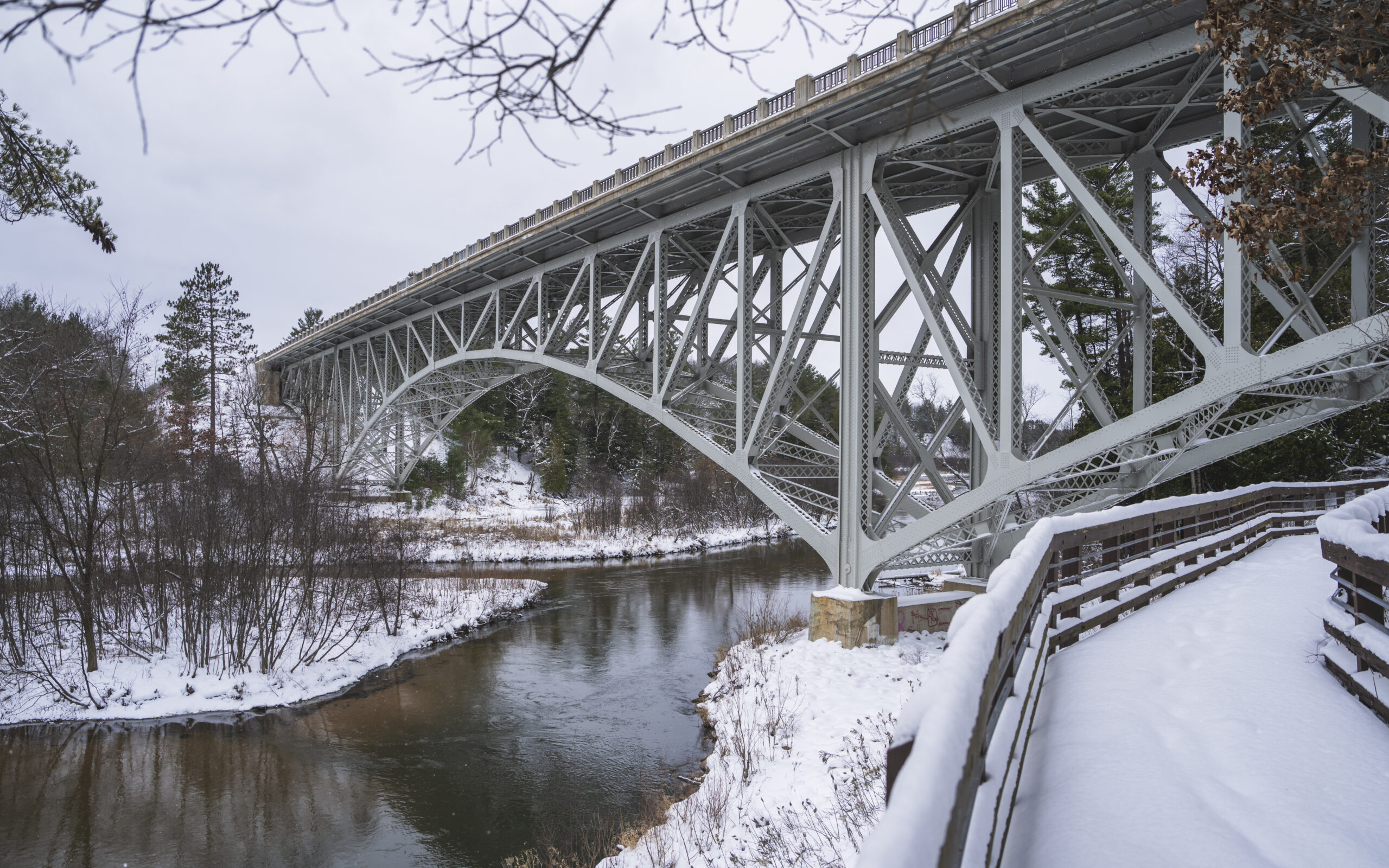 Cooley Bridge near Manistee, Michigan.